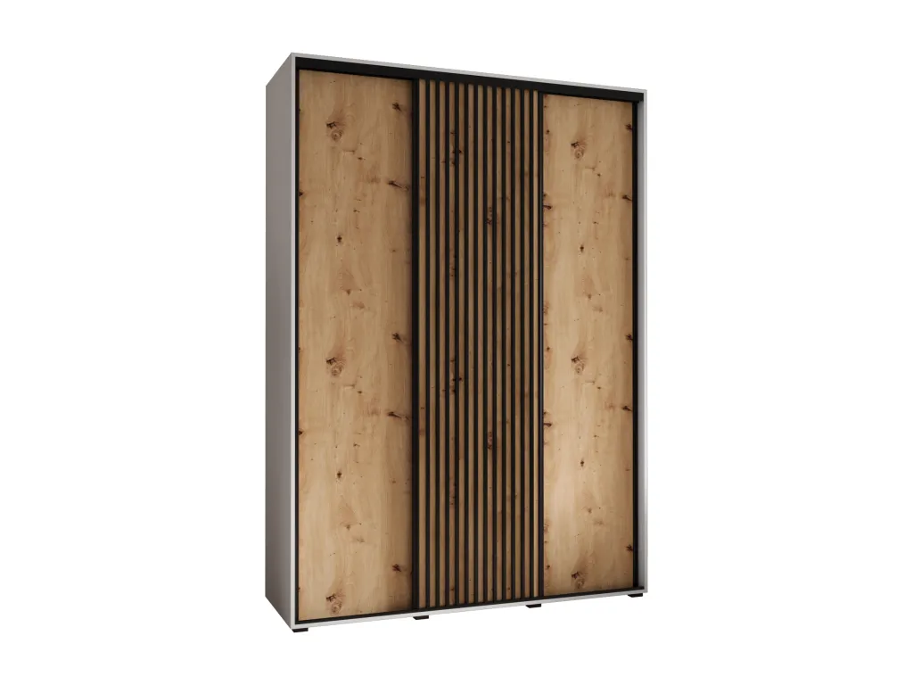 ARMARIO Lluesmahome 1 DE PUERTAS CORREDERAS 205.2/180/60 3 puertas (blanco/artisan) ATLB56263