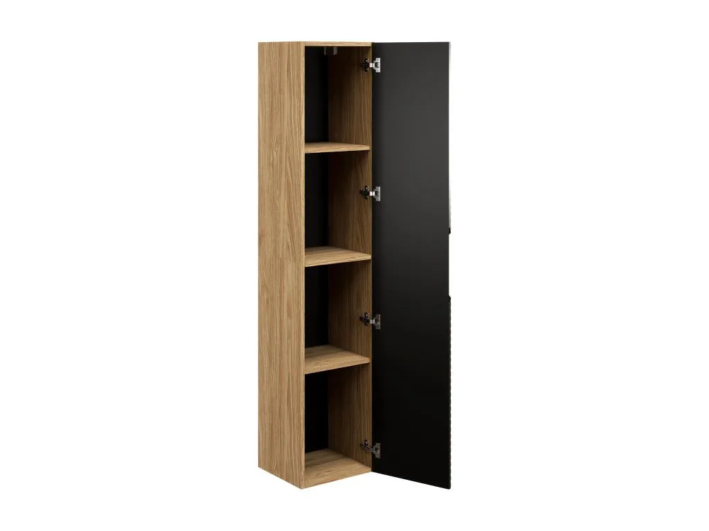 Armario Alto Alkihogares HC35 1D 35x33x170 Negro