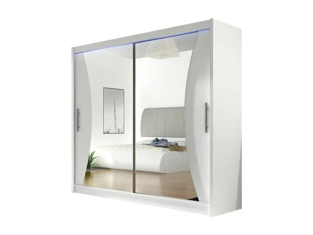 Armario Mueblesclasic 124 Blanco 215x180x57cm Puertas de armario - Correderas