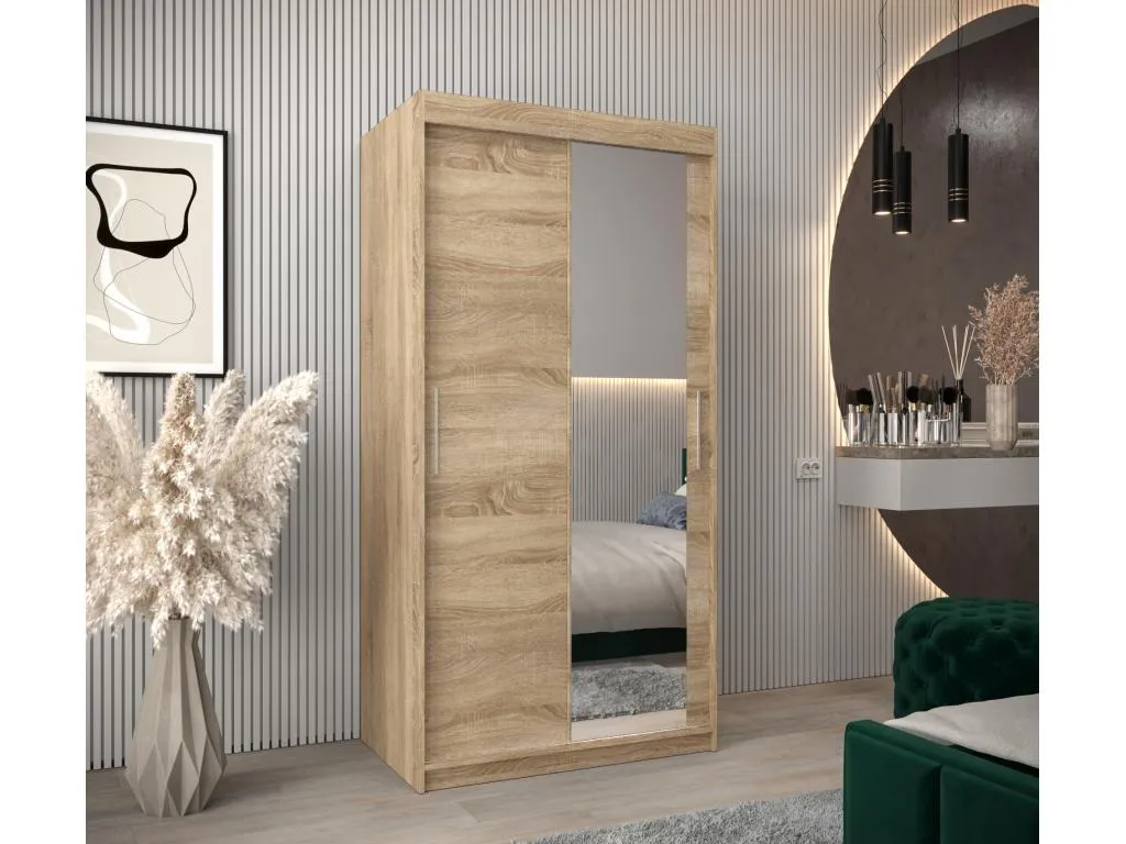 ARMARIO Decoencanto 2 DE PUERTAS CORREDERAS 200/200/62 2 puertas (Blanco/Blanco)