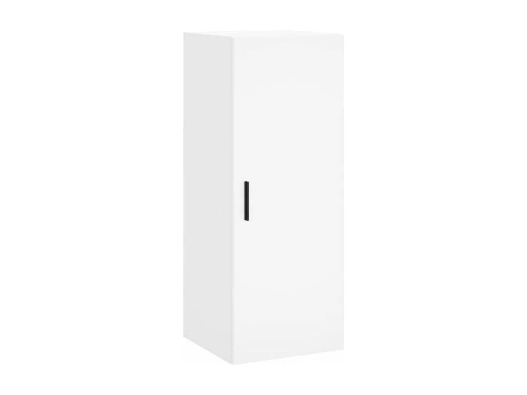 Armario pequeño de pared negro cómodo 34.5x34x90 cm hium53803