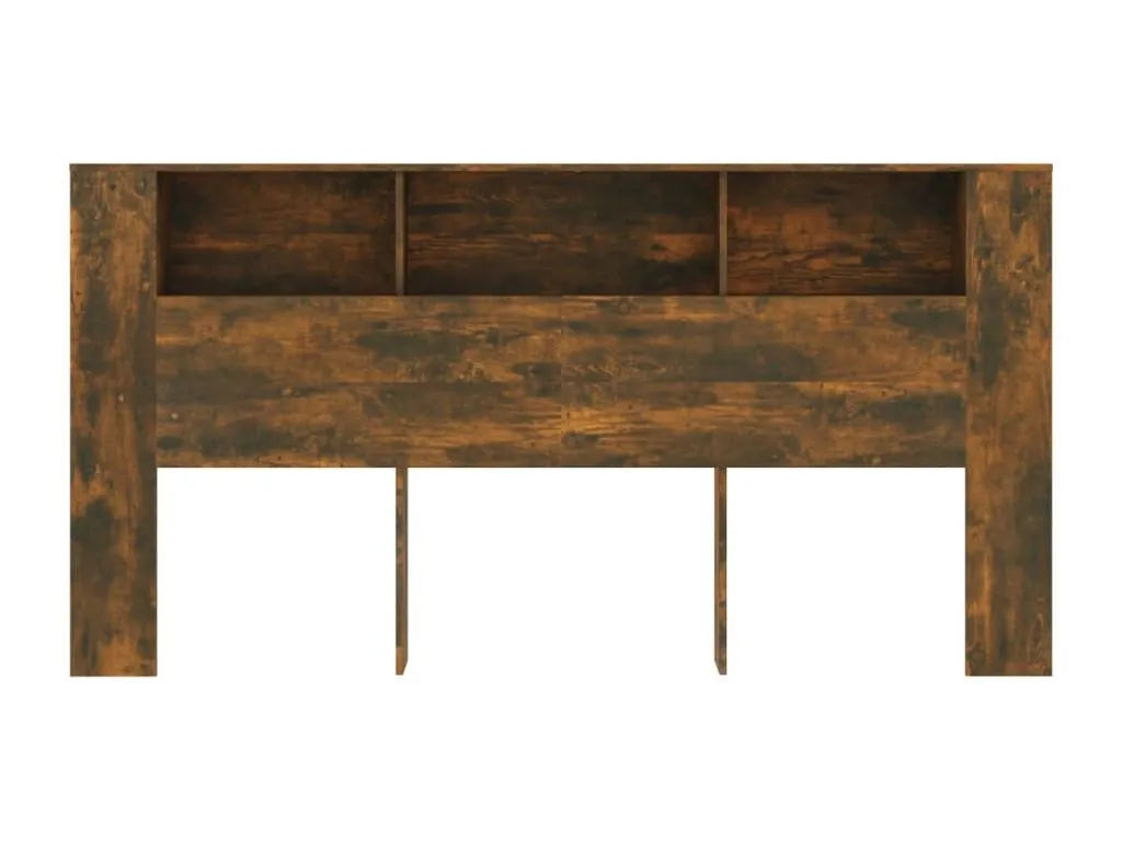 Armario cabecero Francomuebleses ahumado 200x18.5x104.5 cm