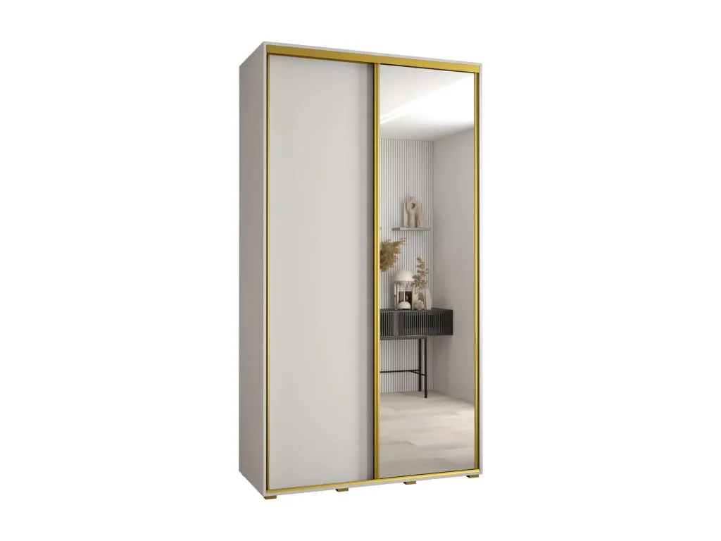 ARMARIO Sancaldeco 3 DE PUERTAS CORREDERAS 235.2/130/45 2 puertas (Blanco/Blanco/Oro) AIWJ06303