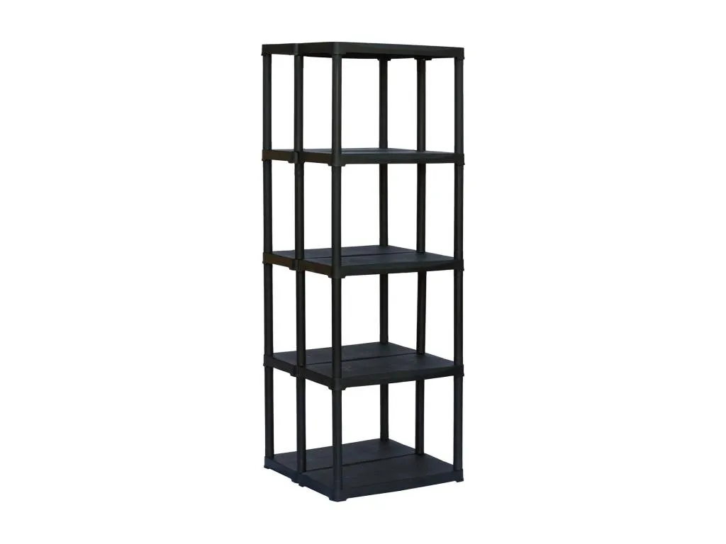 Armario de exterior Homepleno Estante de exterior Armario de balcón multiusos Mueble de exterior Made in Italy Antracita 60x59h176 73178tgwf