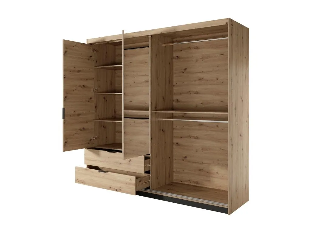 Armario Hogarsens WR220 3D2D6S 220x60x211 Beige