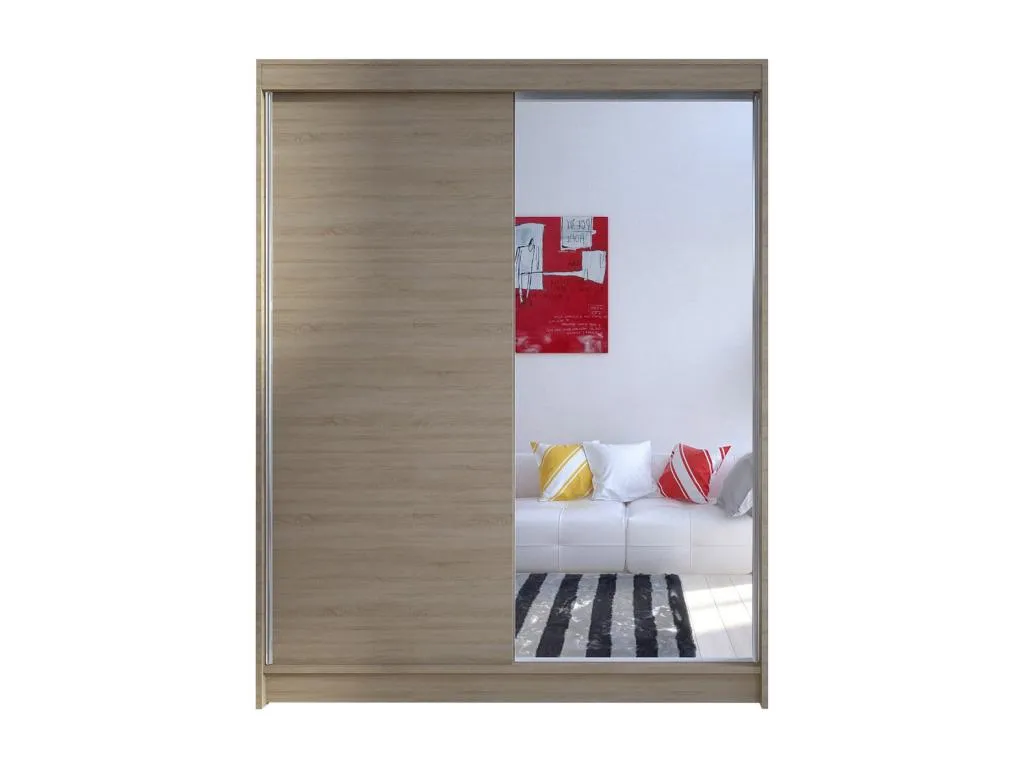 Armario Decoencanto 140 Decoencanto 200x150x58cm Puertas de armario - Correderas
