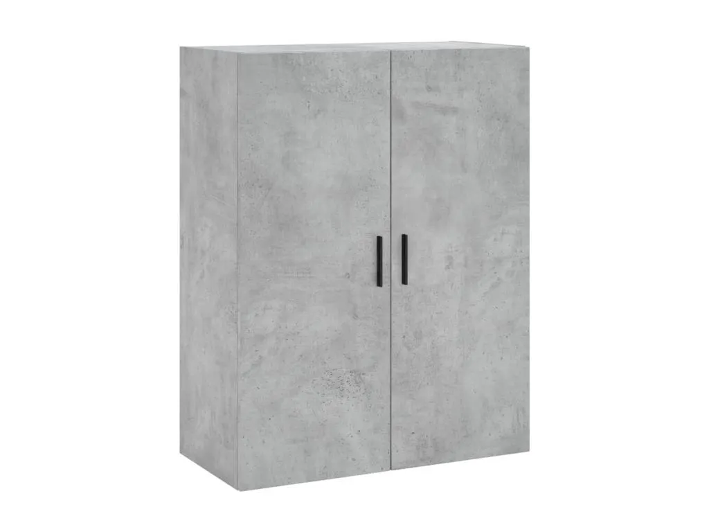 Armario de pared gris hormigón 69.5x34x90 cm