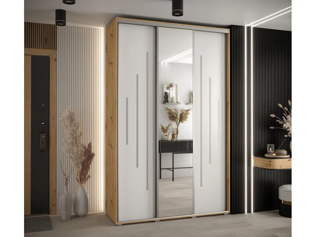 ARMARIO CON PUERTAS BATIENTES 235.2/160/60 3 puertas 45020GDDX
