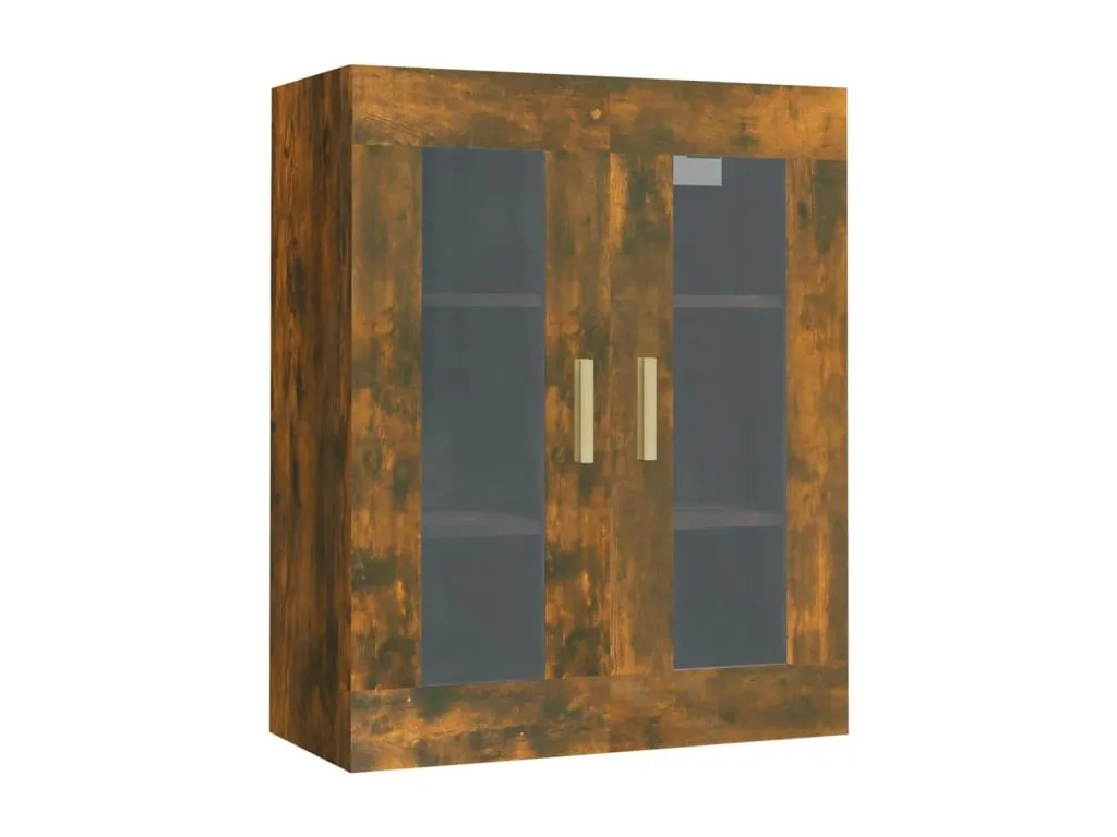 Biocasahogar Armario colgante de pared acabado ahumado 69.5x34x90 cm ZZ3690910