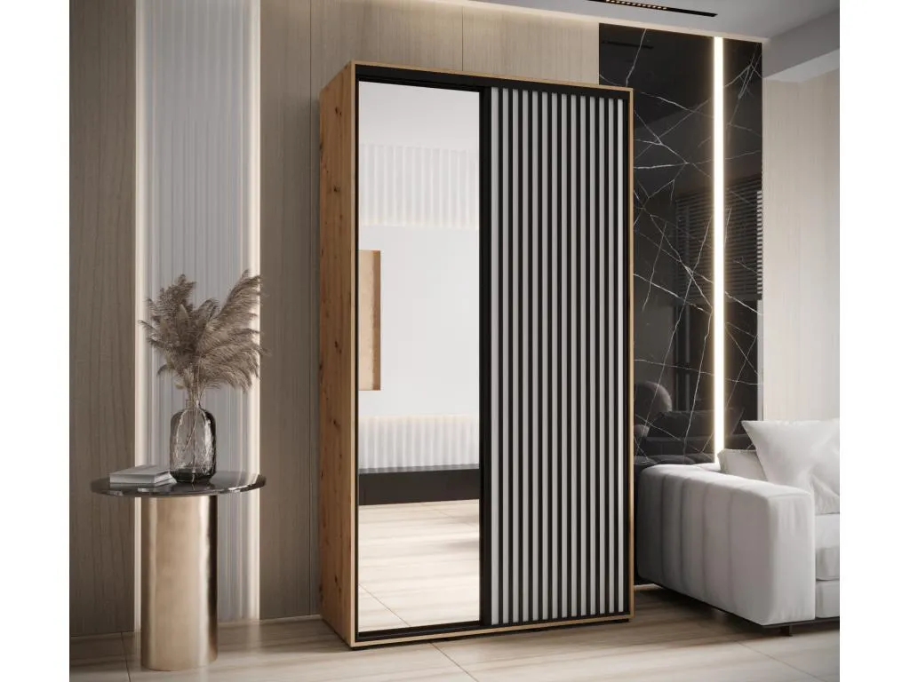 ARMARIO Sancaldeco 2 DE PUERTAS CORREDERAS 205.2/140/45 2 puertas (artisan/blanco) VRHJ62779