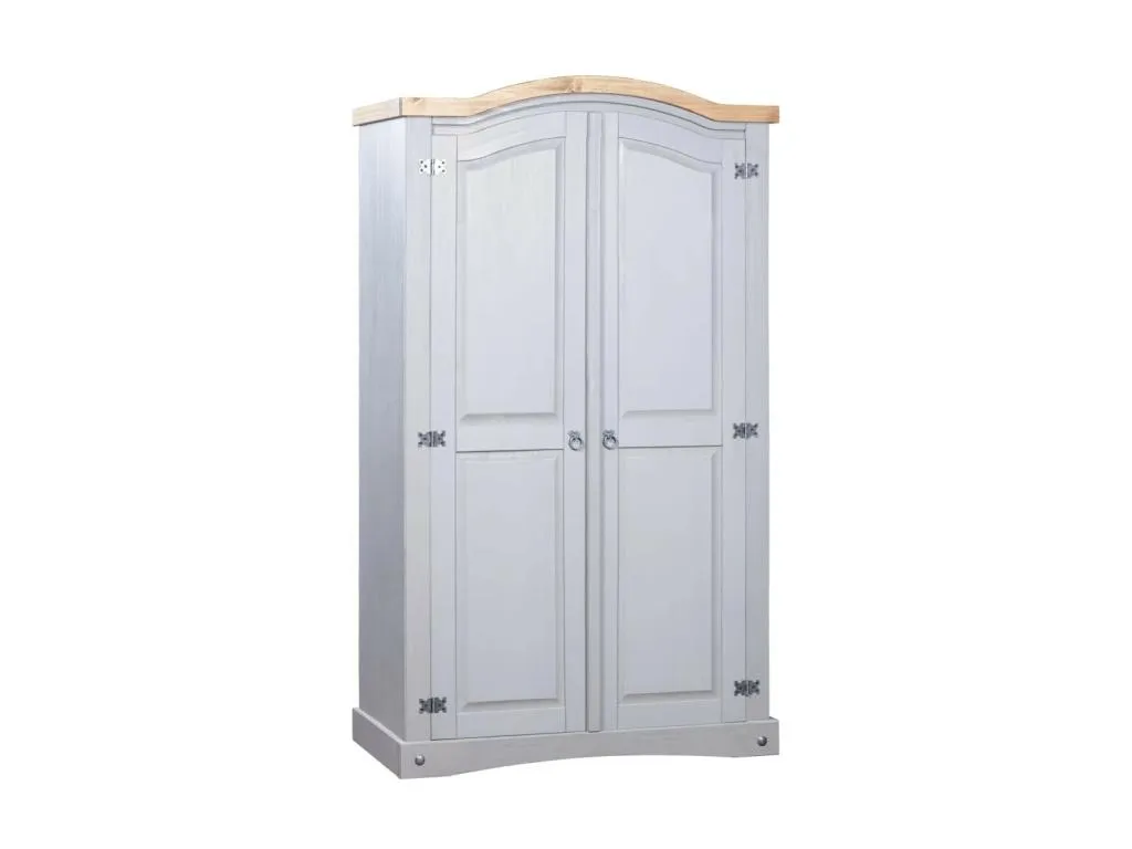 Armario Decocasaes Mexicano estilo Decocasaes gris 2 Puertas uvfd25465