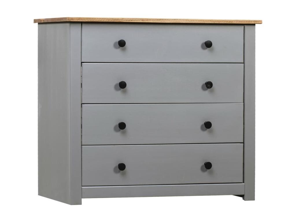 Armario auxiliar á Mueblestop gris 80x40x73 cm MAYS32556
