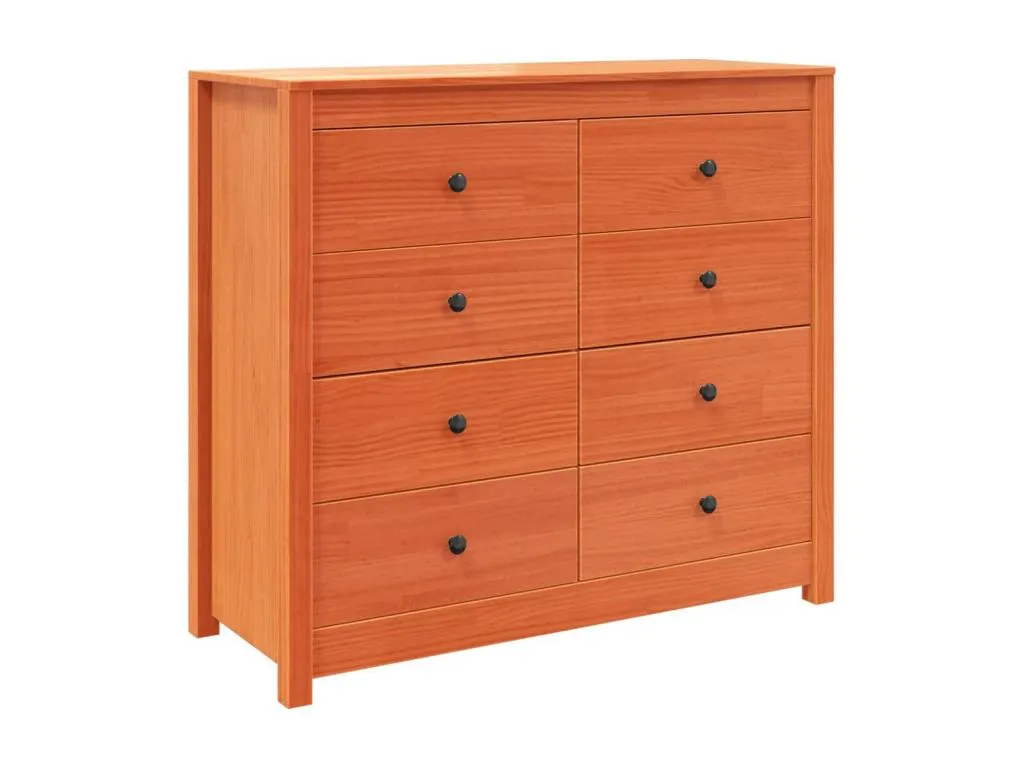 Armario auxiliar Lluesmahome maciza de Lluesmahome marrón cera 100x40x90 cm RZGO61928