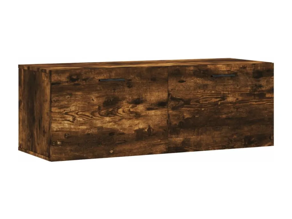 Mueblestop Armario de pared Mueblestop ingeniería Mueblestop ahumado 100x36.5x35 cm Marrón WANS50577