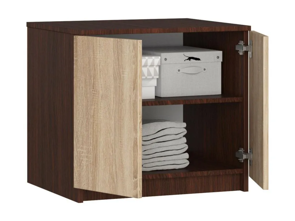 Módulo superior de armario Hogarve S60 Hogarve 60 cm 2 puertas color Hogarve mate 2 estantes 60x51x55 cm aqdb50395