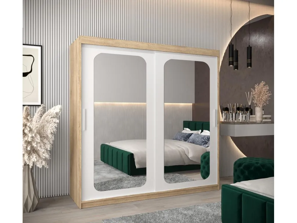 ARMARIO Decocasaes T3 DE PUERTAS CORREDERAS 200/200/62 2 puertas (Decocasaes/blanco) thty58700