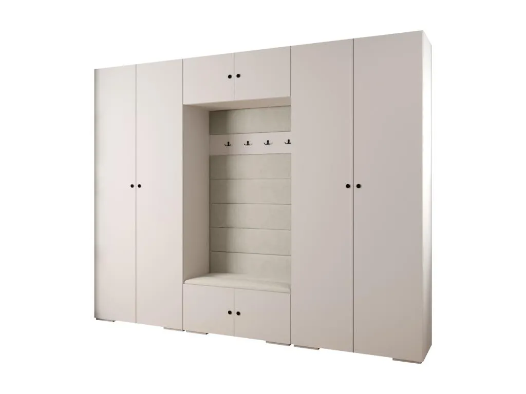 Kavehomedeco 2 armario con puertas batientes 236.7/300/47 94725WCKZ