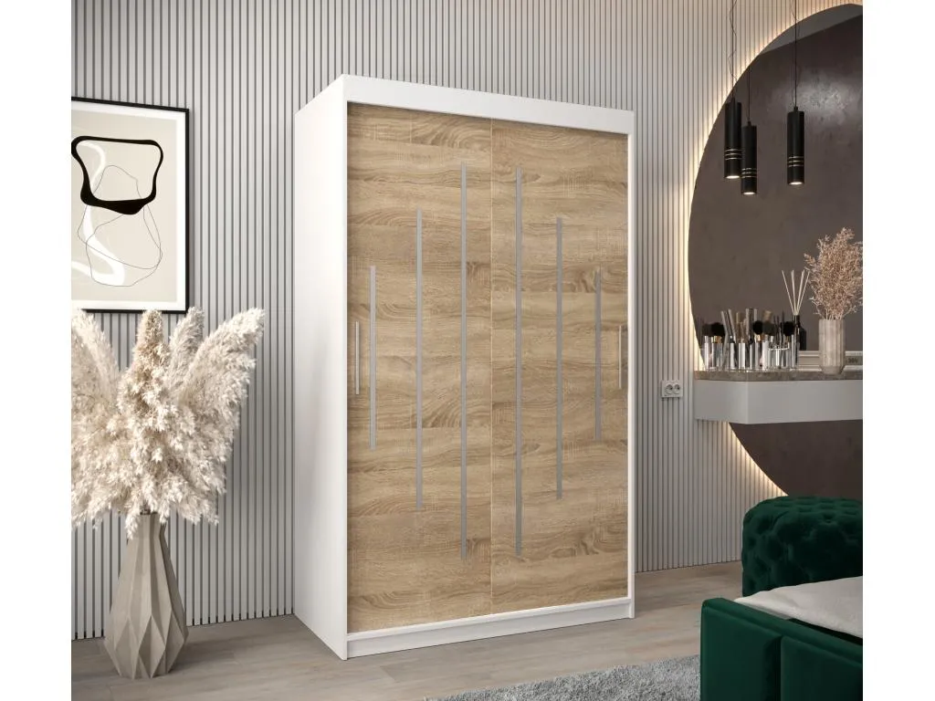 ARMARIO Homepleno DE PUERTAS CORREDERAS 200/120/62 2 puertas (blanco/Homepleno) rirs12021