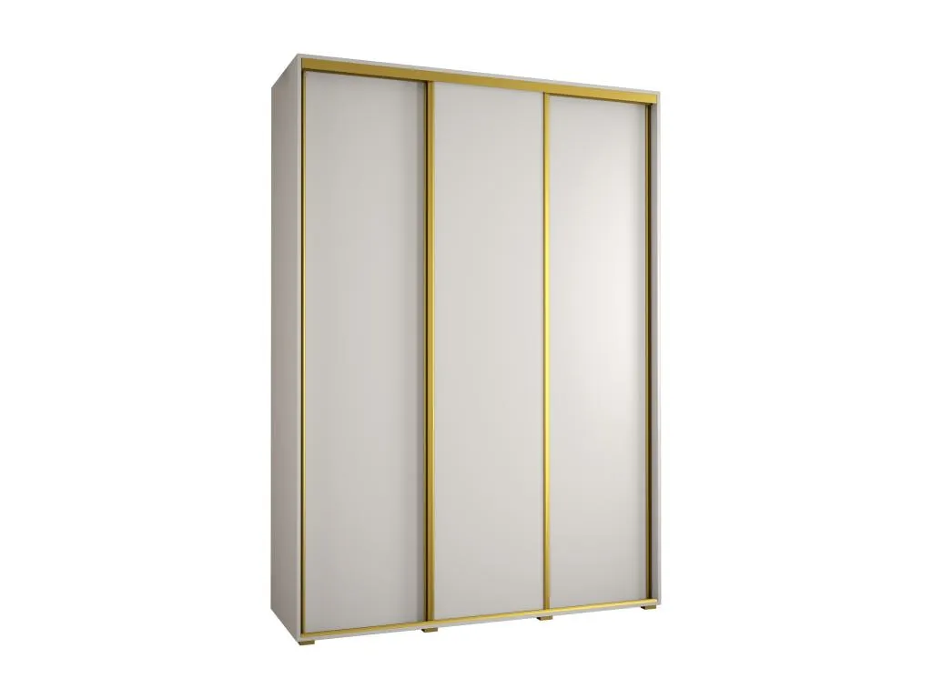 ARMARIO Lluesmahome 1 DE PUERTAS CORREDERAS 235.2/180/45 3 puertas (Blanco/Blanco/Oro) 24189QWVH