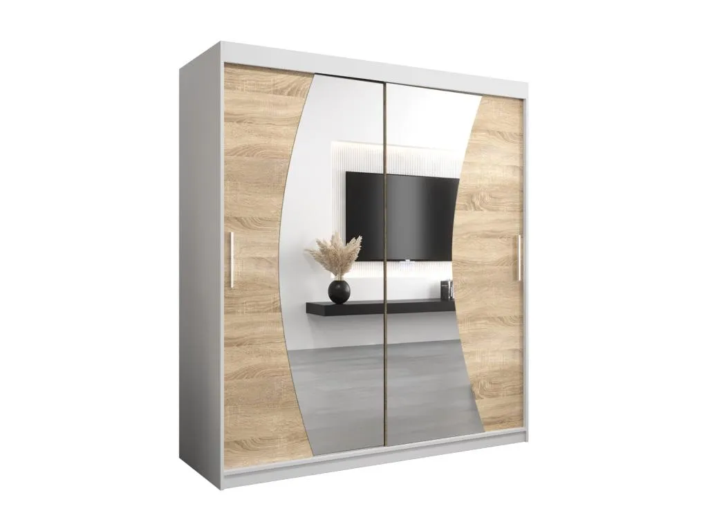 Armario Mueblesclasic de puertas correderas 200/180/62 2 puertas (blanco/Mueblesclasic)