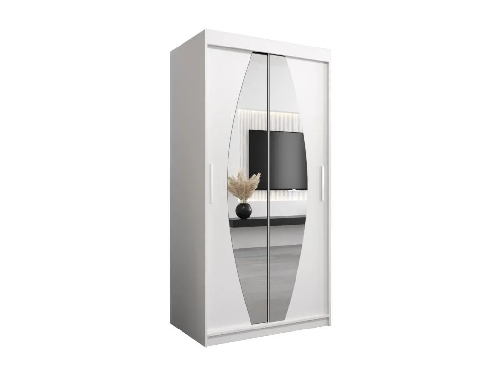 Armario Decopractico de puertas correderas 200/100/62 2 puertas (blanco/blanco) 58394WZQH