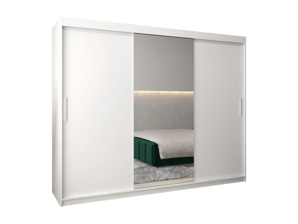 Armario Luxmbls 1 de puertas correderas 200/250/62 3 puertas (blanco/blanco) 86706MYZB