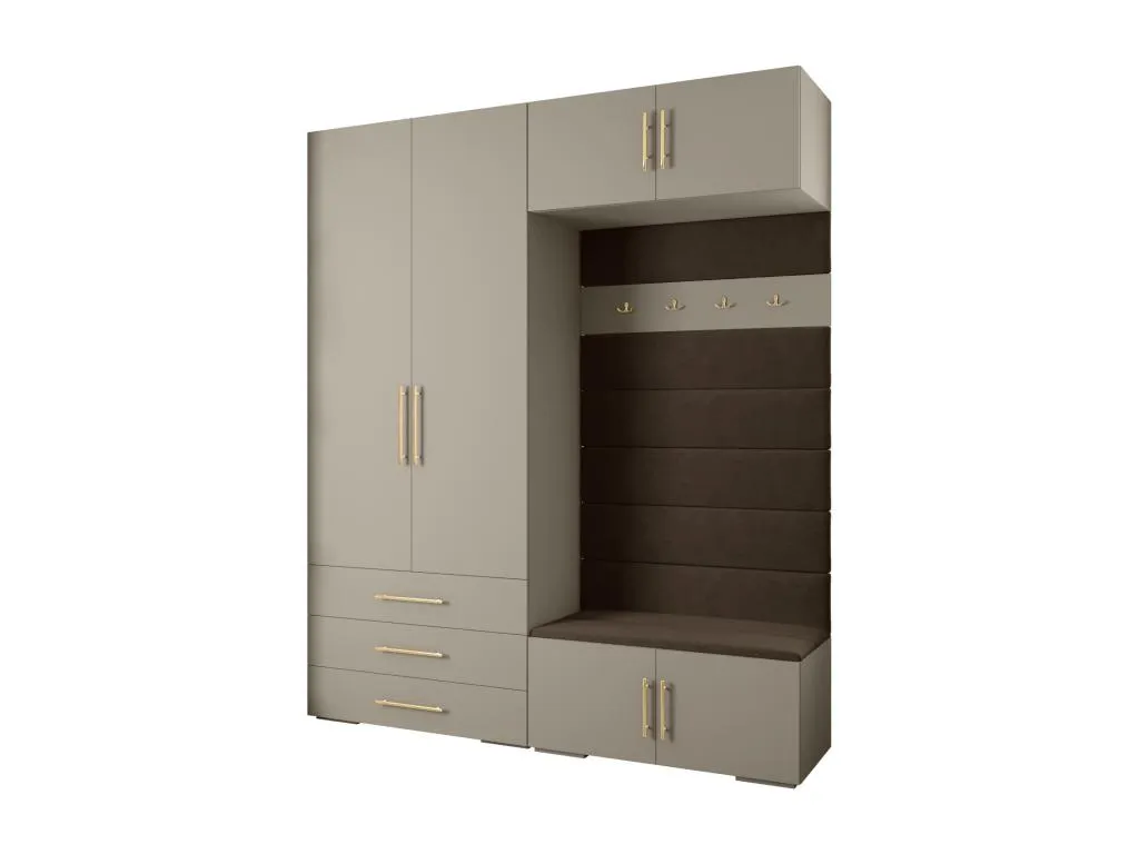 Lluesmamuebles 3 armario con puertas batientes 236.7/200/47