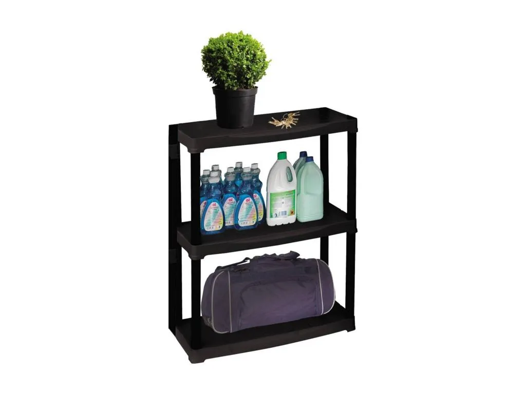 Armario de exterior Vivircalido Estante de exterior Armario de balcón multiusos con 1 estante Made in Italy 60x30h90 cm Antracita ppxg63536
