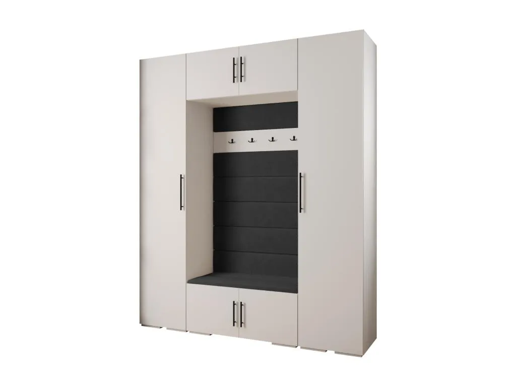Armario Biocasahogar puertas batientes 3 secciones 236.7/200/47 cm CR8051761