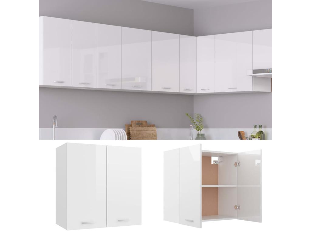 Armario colgante cocina madera ingeniería Homelyvo 60x31x60 cm