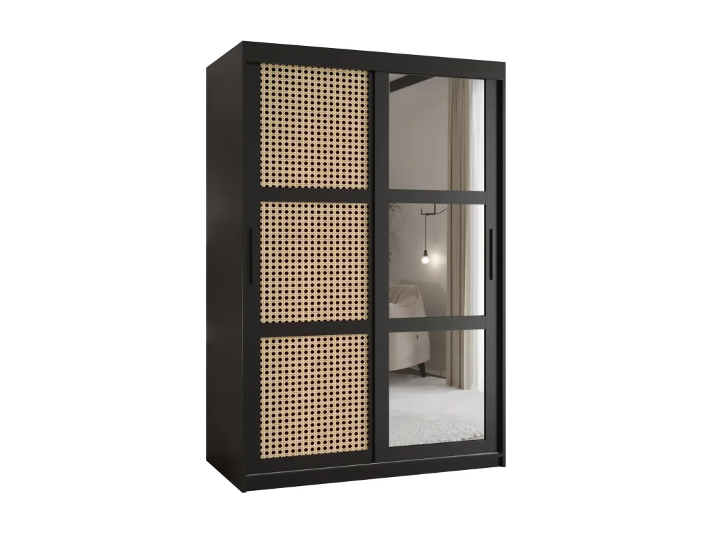 ARMARIO Lluesmahome 2 DE PUERTAS CORREDERAS 200/120/62 2 puertas (negro) 02639EYZX