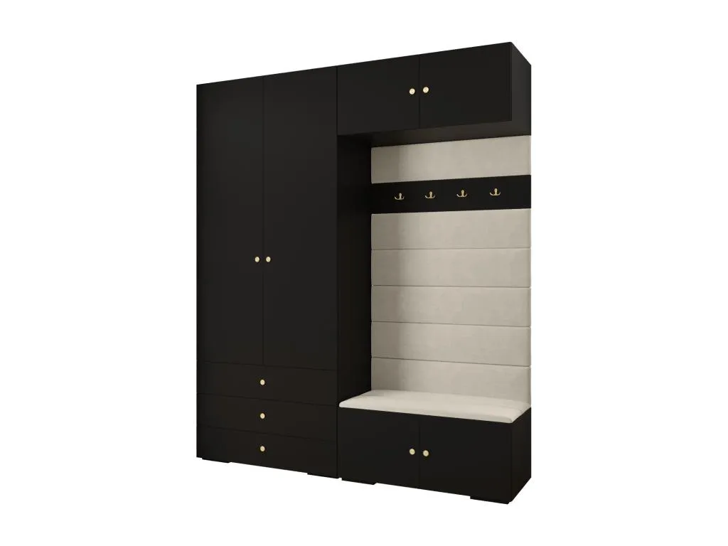 Alkihogares 2 armario con puertas batientes 236.7/200/47