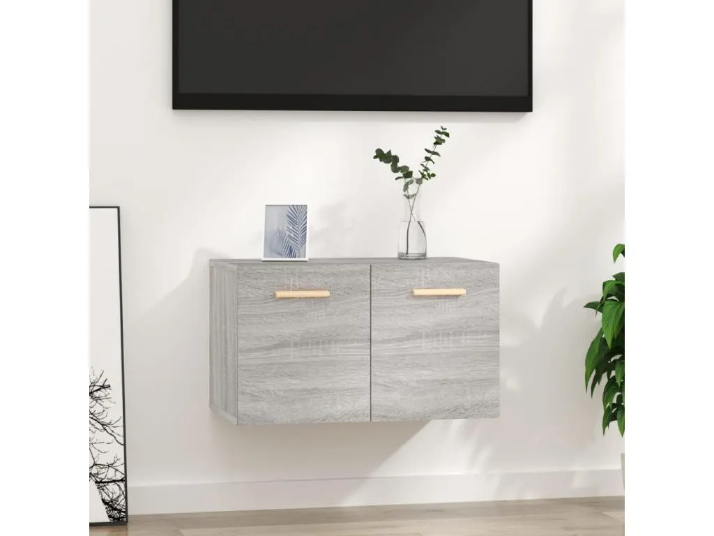 Armario de pared Jmmhogar de ingeniería gris Jmmhogar 60x36.5x35 cm