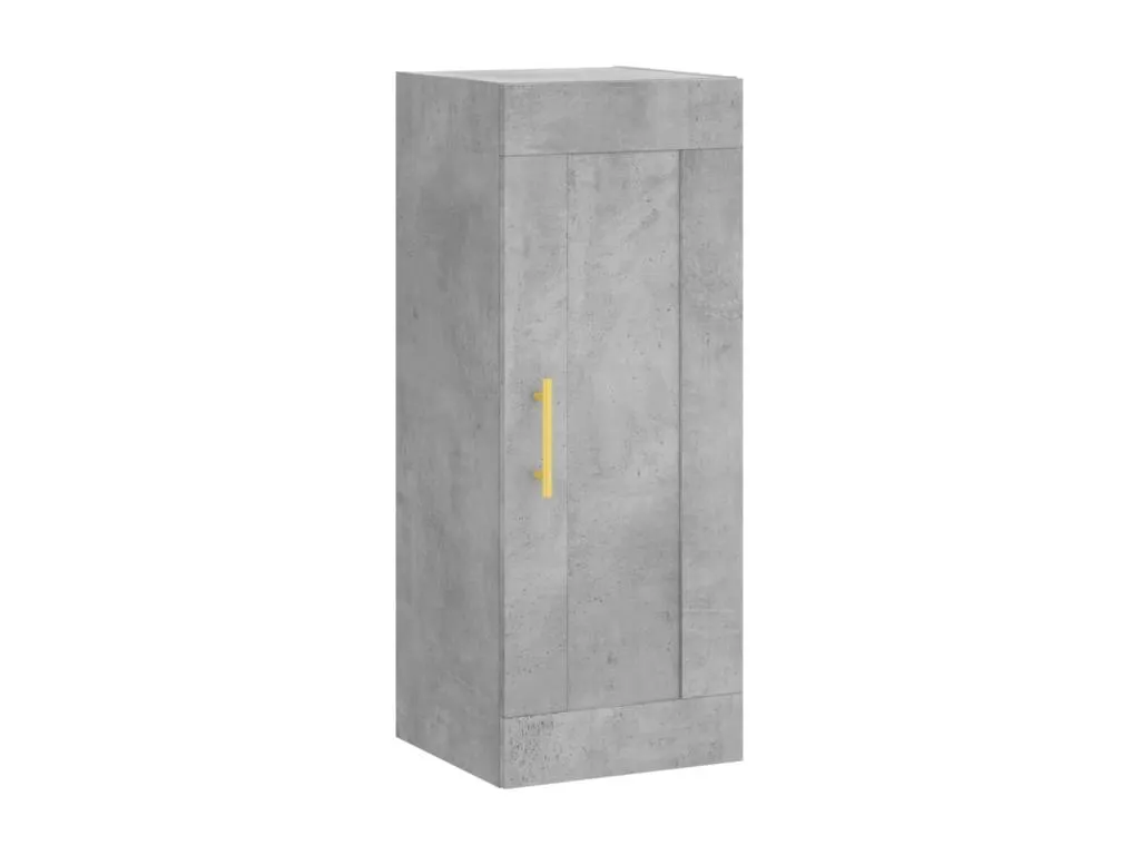 Armario de pared Luxmbls ingeniería gris hormigón 34.5x34x90 cm 12448MIIK