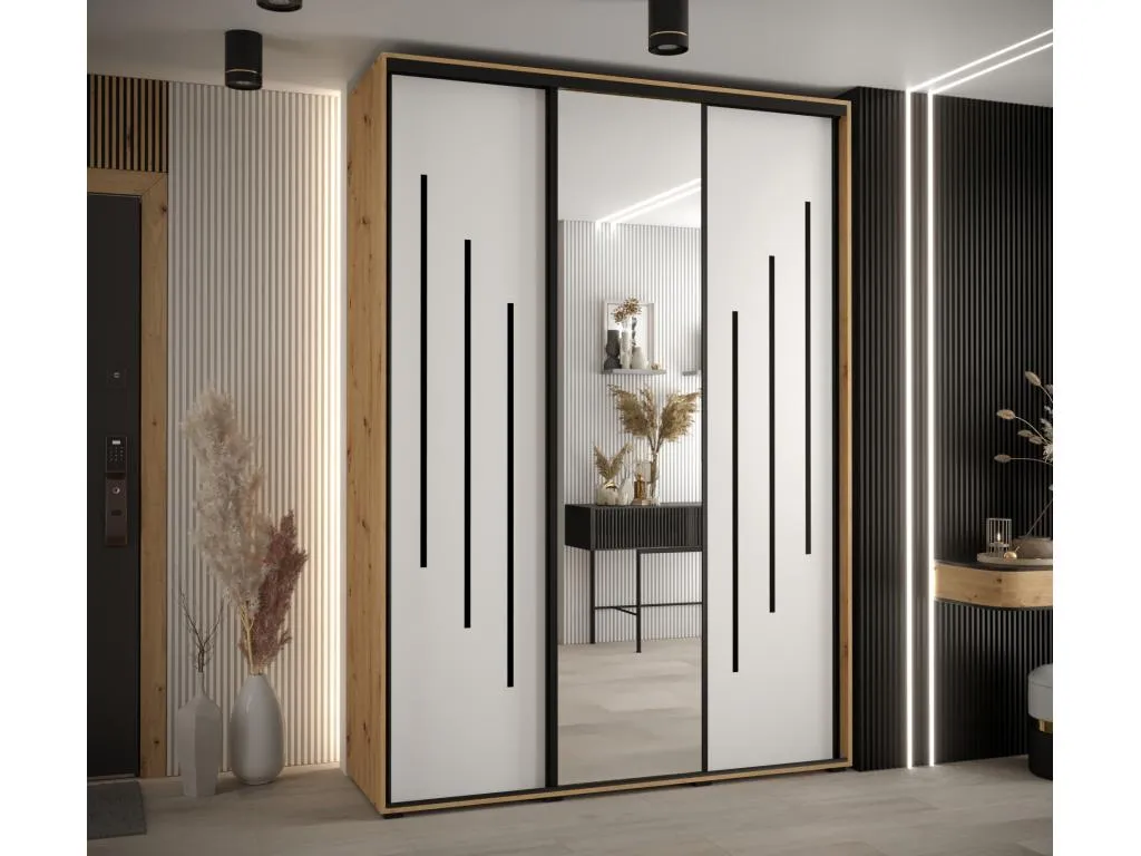 ARMARIO CON PUERTAS BATIENTES 235.2/180/60 3 puertas