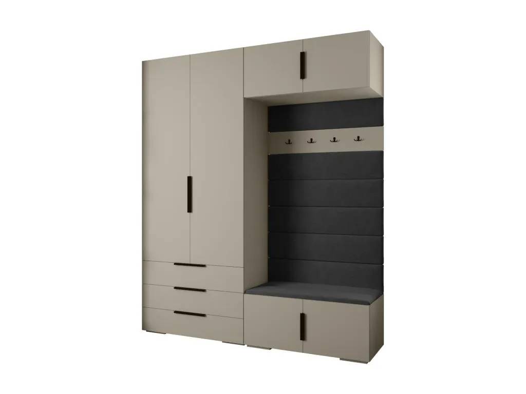Micasacool 1 armario con puertas batientes 236.7/200/47