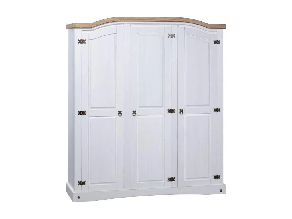 Armario Decocasaes Mexicano estilo Decocasaes blanco 3 puertas 70728hmvq