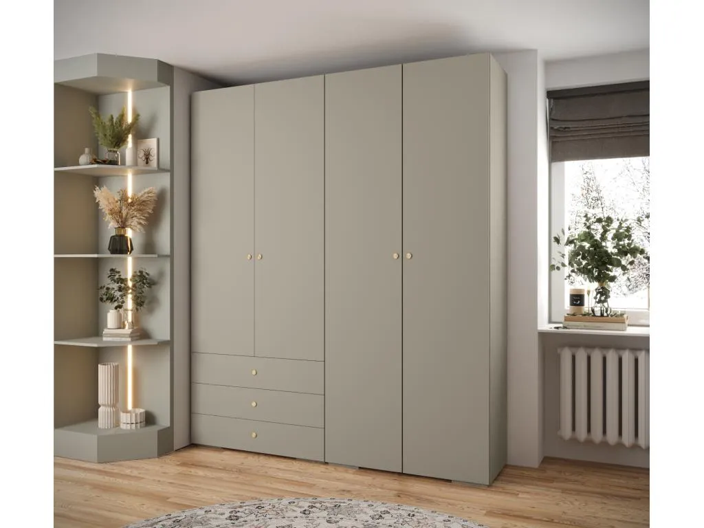 Lluesmamuebles 2 armario con puertas batientes 236.7/200/47
