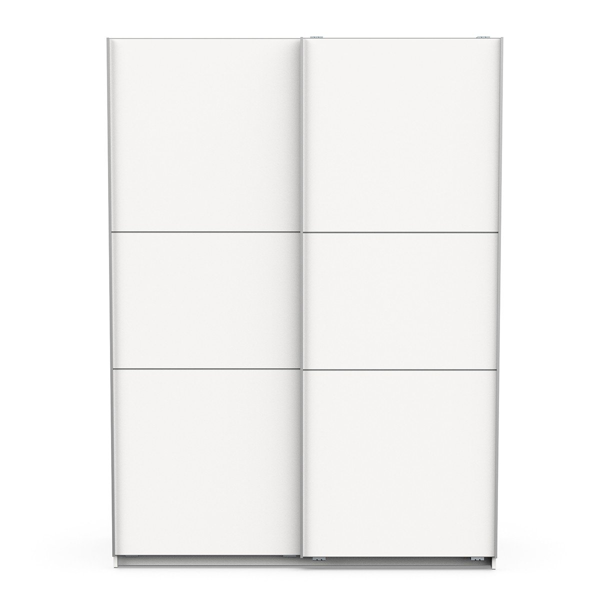 Armario con 2 puertas correderas, ancho 148 cm, color blanco mg3735i2