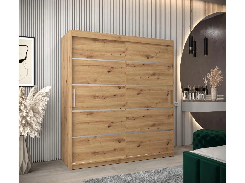 ARMARIO Hogarve 1 DE PUERTAS CORREDERAS 200/180/62 2 puertas (artisan/artisan) dmbo12490