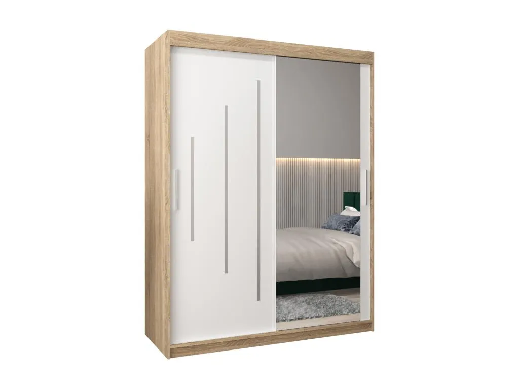 ARMARIO Decopractico 2 DE PUERTAS CORREDERAS 200/150/62 2 puertas (Decopractico/blanco) BUAO32046