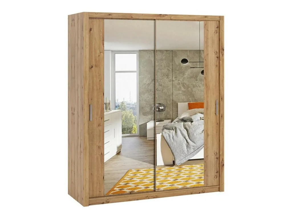 Armario Lluesmamuebles G119 Lluesmamuebles Artisan 215x180x62cm Puertas de armario - Correderas