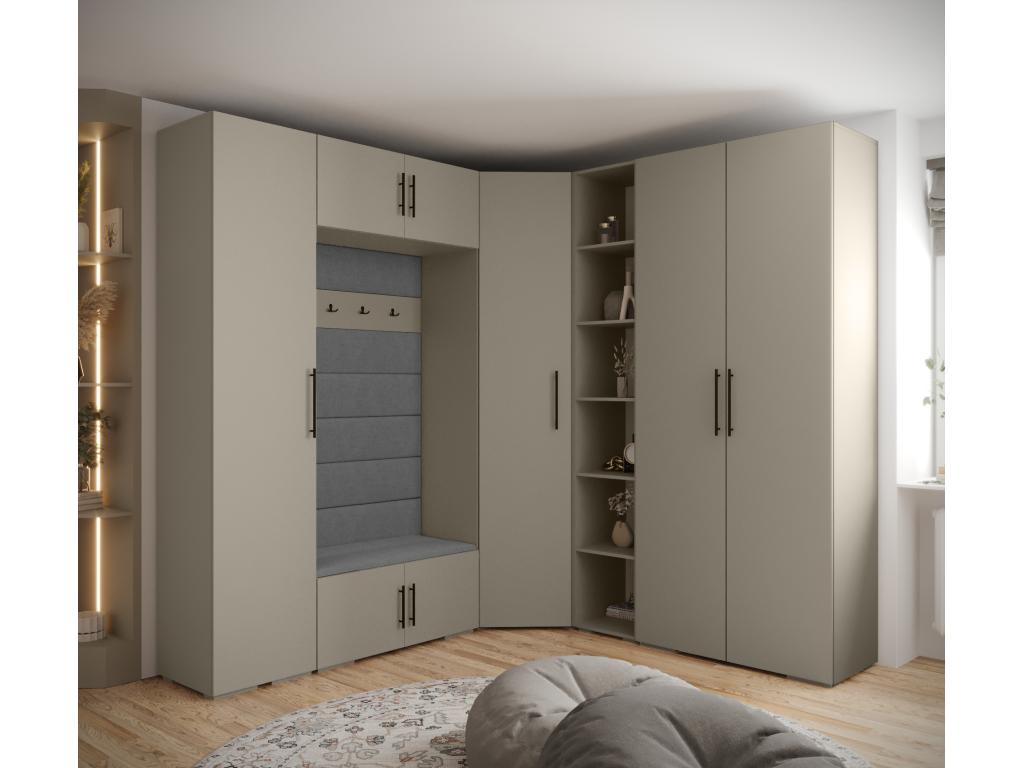 Homelyvo 3 armario con puertas batientes 236 - 7/232/47