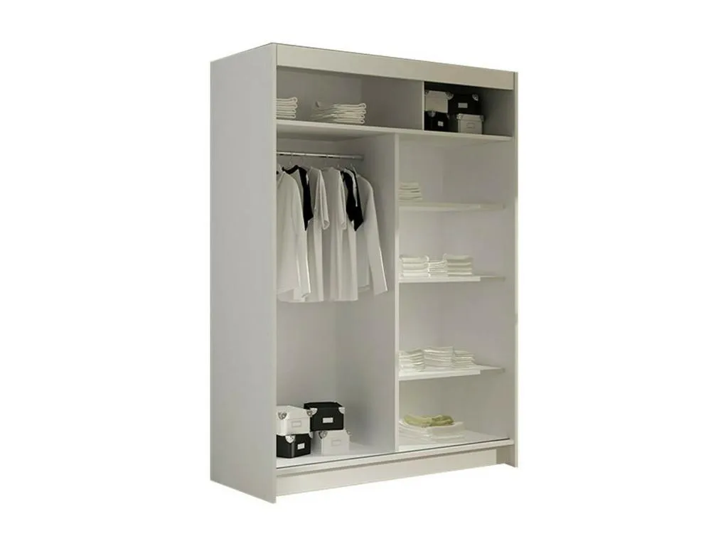 Armario Sancaldeco 129 Negro 200x120x58cm Puertas de armario - Correderas 40847UBJH
