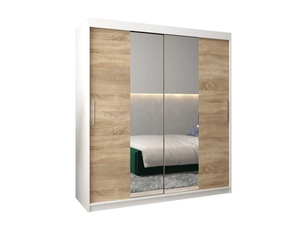 Armario Hogarsens 1 de puertas correderas 200/180/62 2 puertas (blanco/Hogarsens)