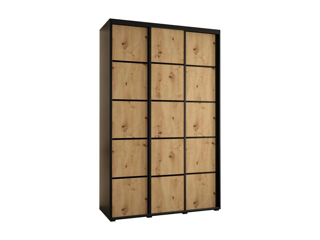 ARMARIO Lluesmahome 4 DE PUERTAS CORREDERAS 235.2/150/45 3 puertas (Blanco/Negro/Oro) ZMXJ07761