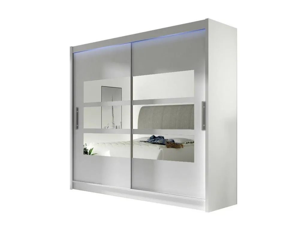 Armario Micasacool 101 Blanco 215x180x58cm Puertas de armario - Correderas