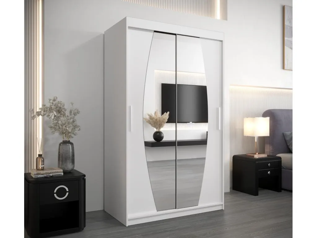 Armario Vivircalido de puertas correderas 200/150/62 2 puertas (blanco/blanco) bfro11998