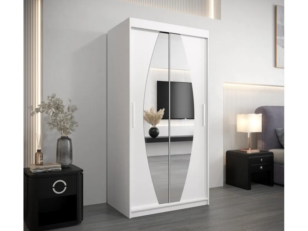 Armario Decopractico de puertas correderas 200/100/62 2 puertas (blanco/blanco) 58394WZQH