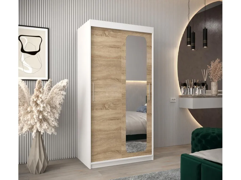 ARMARIO Habitarluz T2 DE PUERTAS CORREDERAS 200/100/62 2 puertas (blanco/Habitarluz) HCIY88792